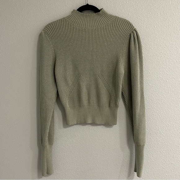 Green knit sweater - Picture 2 of 4